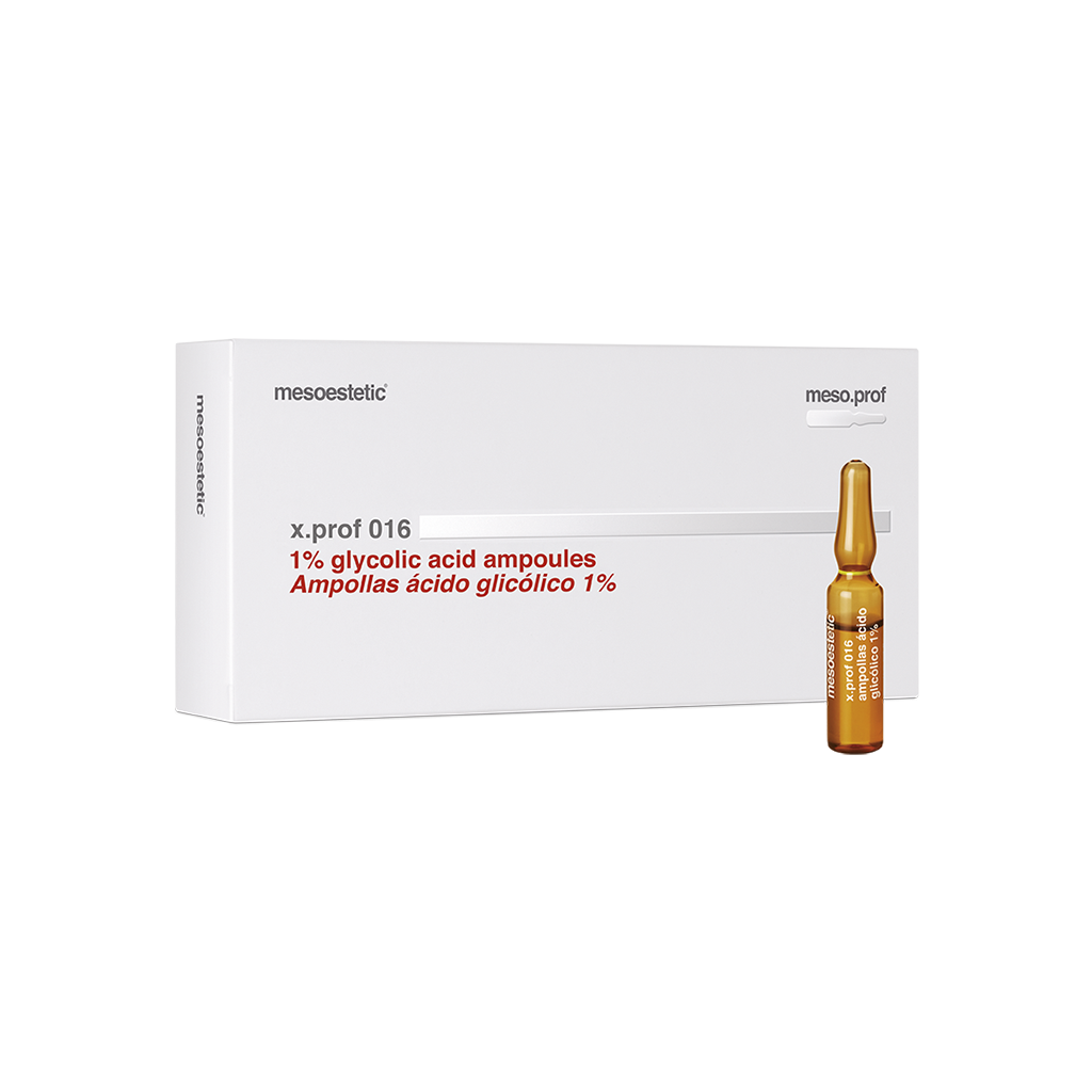 Mesoestetic X.prof 016 1% Glycolic ACID Ampoules (20 X 2ml)