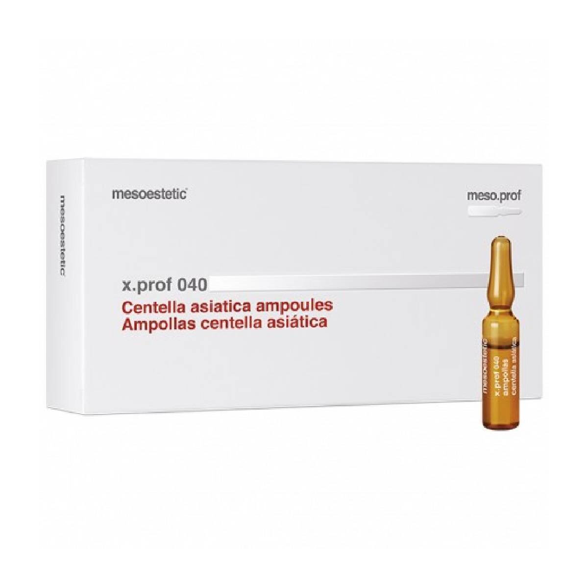 Mesoestetic X.prof 040 Centella Asiatica Ampoules (20 X 2ml)