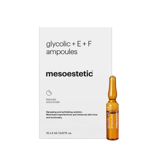 Mesoestetic Glycolic + E + F Ampoules (10 x 2ml)