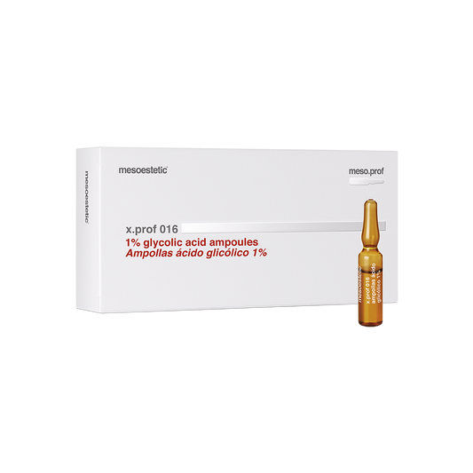 Mesoestetic X.prof 016 1% Glycolic ACID Ampoules  (20 X 2ml)